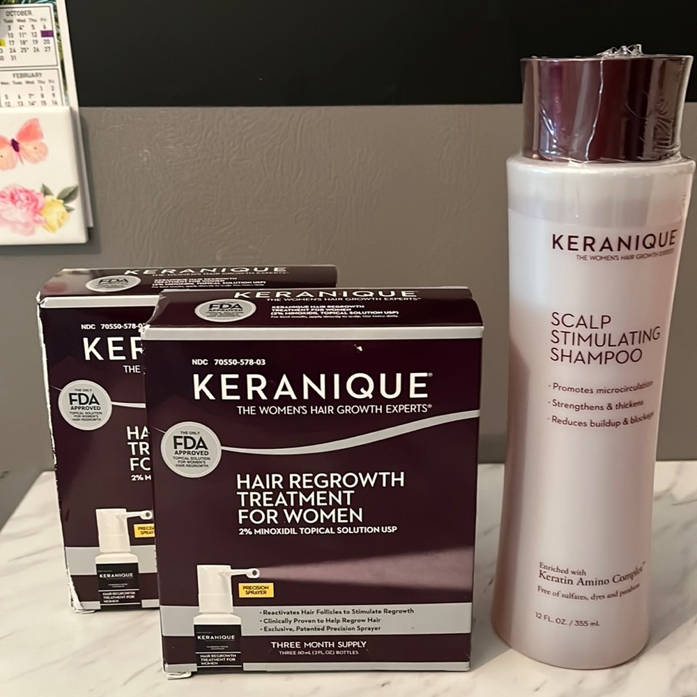 KERANIQUE hair regrowth for women lot